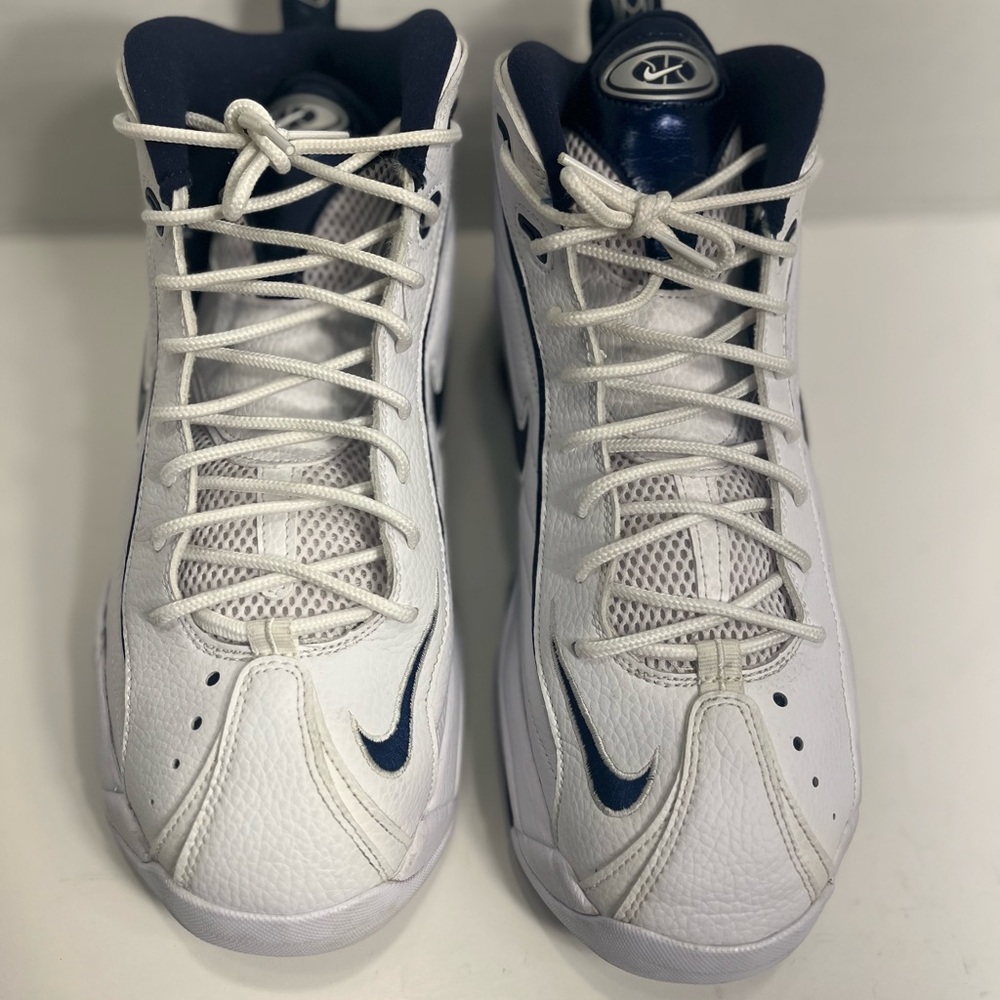 Nike Air Total Max Uptempo White Navy Shoes CZ2198-100 Size 13 - Picture 14 of 15